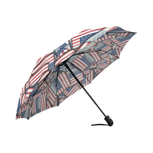 Flag_United_States_by_JAMColors Auto-Foldable Umbrella (Model U04)