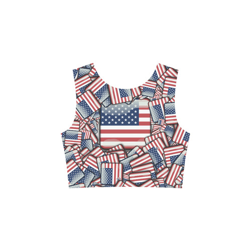 Flag_United_States_by_JAMColors 3/4 Sleeve Sundress (D23)