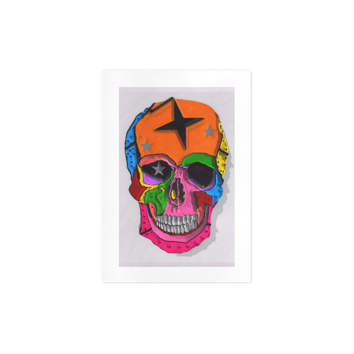 Skull Popart by Popart Lover Art Print 7‘’x10‘’