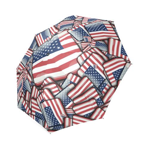 Flag_United_States_by_JAMColors Foldable Umbrella (Model U01)