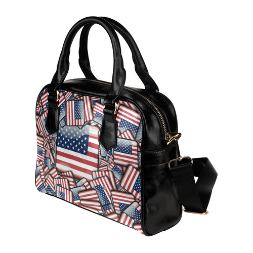 Flag_United_States_by_JAMColors Shoulder Handbag (Model 1634)