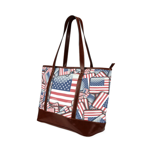 Flag_United_States_by_JAMColors Tote Handbag (Model 1642)