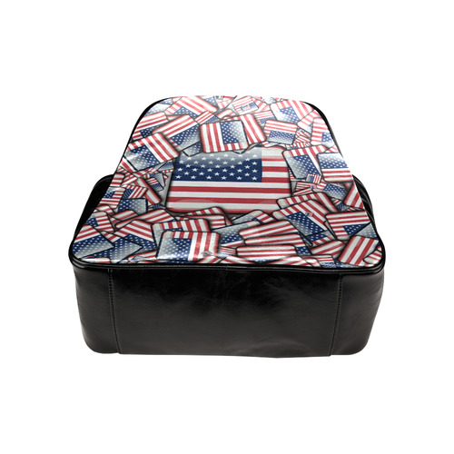 Flag_United_States_by_JAMColors Multi-Pockets Backpack (Model 1636)