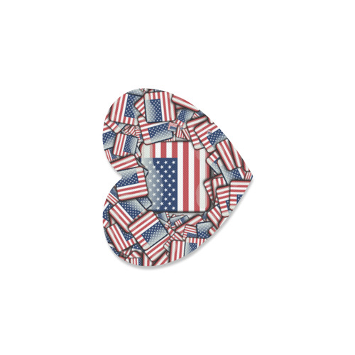 Flag_United_States_by_JAMColors Heart Coaster