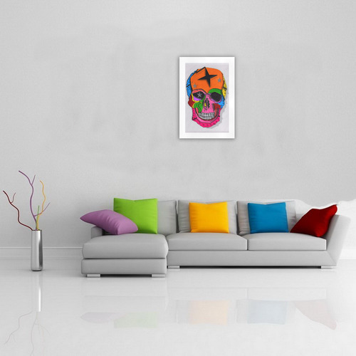 Skull Popart by Popart Lover Art Print 19‘’x28‘’