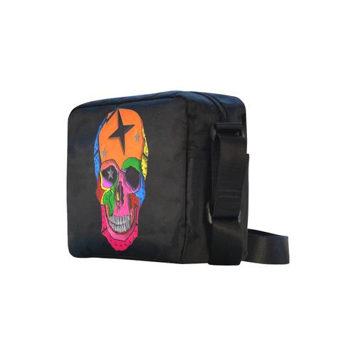 Skull Popart by Popart Lover Classic Cross-body Nylon Bags (Model 1632)