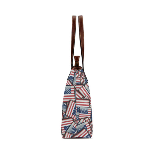 Flag_United_States_by_JAMColors Shoulder Tote Bag (Model 1646)