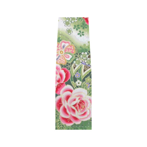 Pink Kimono Japanese Floral Pattern Saddle Bag/Small (Model 1649) Full Customization
