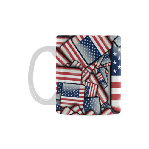 Flag_United_States_by_JAMColors White Mug(11OZ)