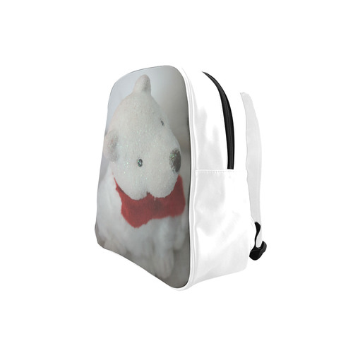 cute little polar bear, deco School Backpack (Model 1601)(Small)