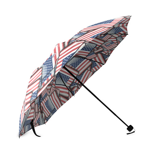 Flag_United_States_by_JAMColors Foldable Umbrella (Model U01)