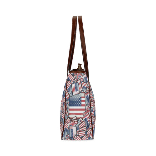 Flag_United_States_by_JAMColors Classic Tote Bag (Model 1644)