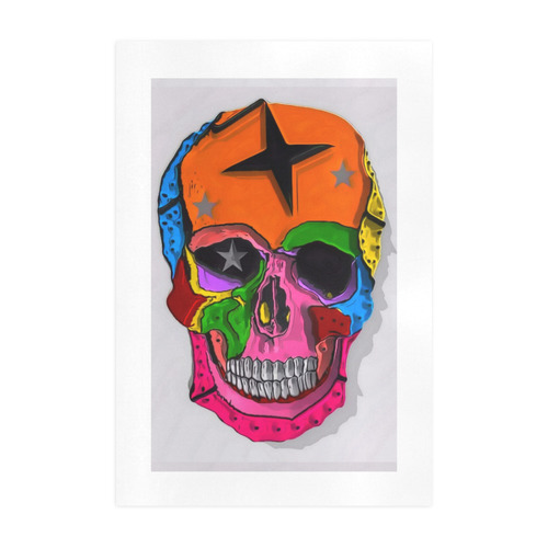 Skull Popart by Popart Lover Art Print 19‘’x28‘’