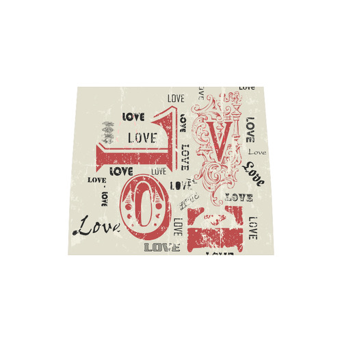 Love Red Black Valentine Grunge Background Boston Handbag (Model 1621)