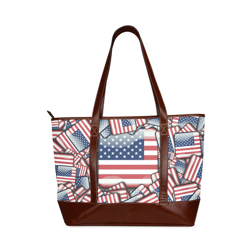 Flag_United_States_by_JAMColors Tote Handbag (Model 1642)