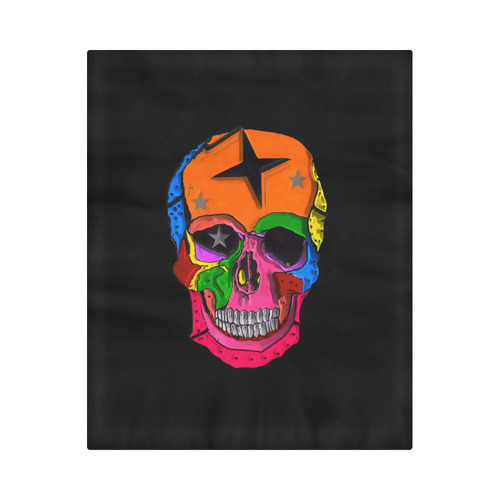 Skull Popart by Popart Lover Duvet Cover 86"x70" ( All-over-print)