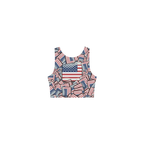 Flag_United_States_by_JAMColors Atalanta Casual Sundress(Model D04)