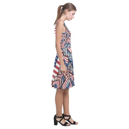 Flag_United_States_by_JAMColors Atalanta Casual Sundress(Model D04)