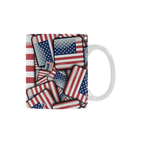 Flag_United_States_by_JAMColors White Mug(11OZ)