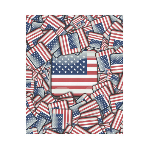 Flag_United_States_by_JAMColors Duvet Cover 86"x70" ( All-over-print)