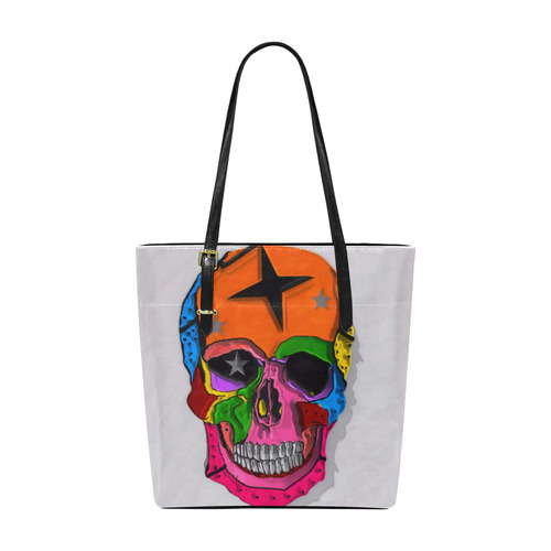 Skull Popart by Popart Lover Euramerican Tote Bag/Small (Model 1655)