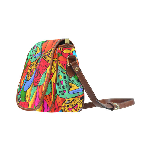 Fly my butterfly by Nico Bielow Saddle Bag/Large (Model 1649)
