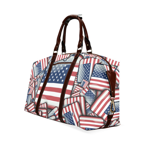 Flag_United_States_by_JAMColors Classic Travel Bag (Model 1643) Remake