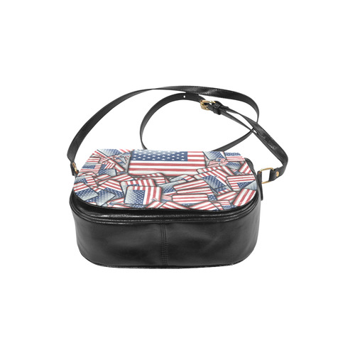 Flag_United_States_by_JAMColors Classic Saddle Bag/Small (Model 1648)