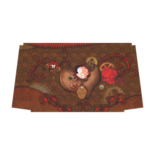 Steampunk heart with roses, valentines Classic Travel Bag (Model 1643) Remake