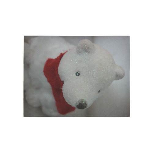 cute little polar bear, deco Area Rug 5'3''x4'
