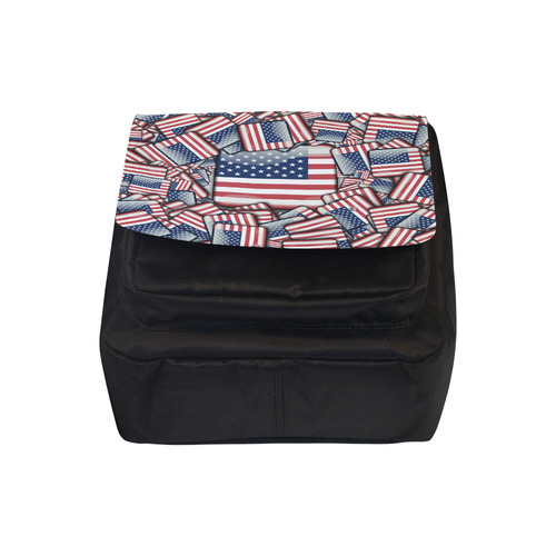 Flag_United_States_by_JAMColors Crossbody Nylon Bags (Model 1633)