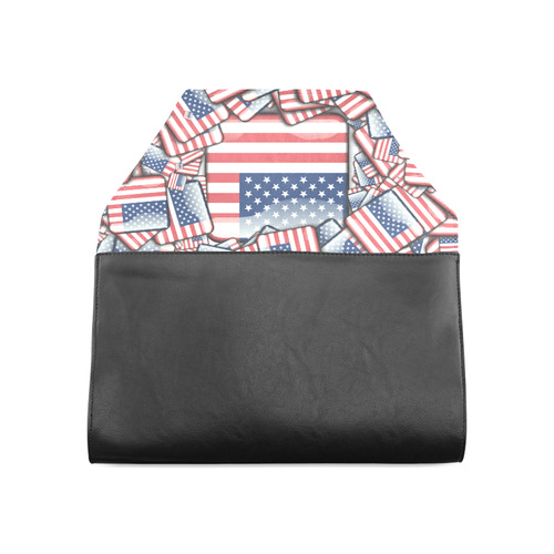 Flag_United_States_by_JAMColors Clutch Bag (Model 1630)