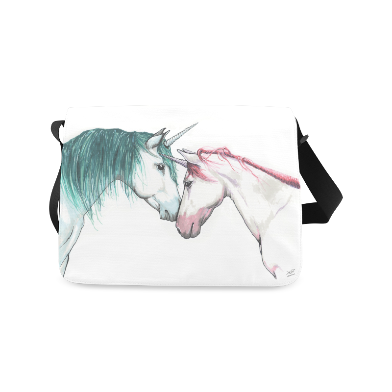 Unicorns in love Messenger Bag (Model 1628) ID D1223827