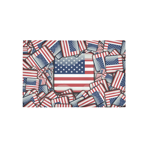 Flag_United_States_by_JAMColors Area Rug 5'x3'3''