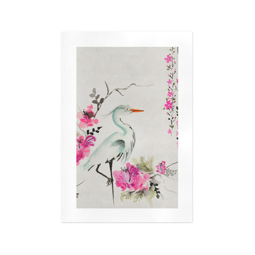 Pink Crane Flower Dream Art Print 13‘’x19‘’