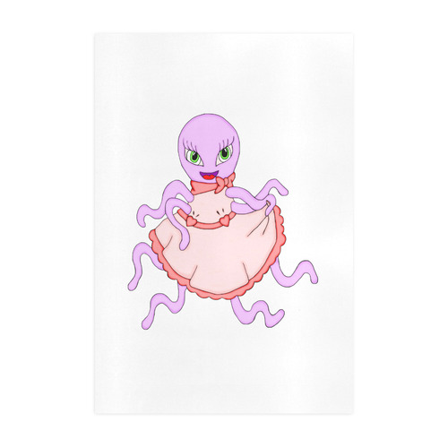 Octavia Octopus Art Print 19‘’x28‘’
