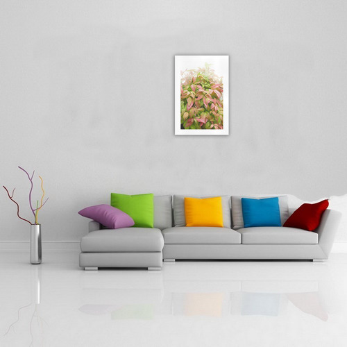 Pot full of colors, floral watercolors, plant Art Print 19‘’x28‘’