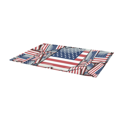 Flag_United_States_by_JAMColors Area Rug 9'6''x3'3''