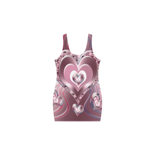 River Flowing Hearts Medea Vest Dress (Model D06)