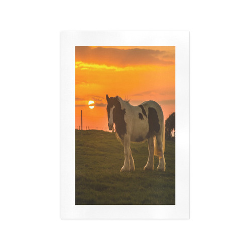 Sunset Horse Art Print 13‘’x19‘’