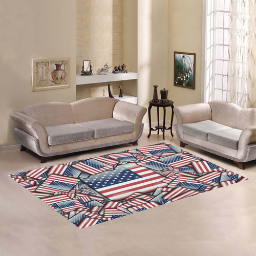 Flag_United_States_by_JAMColors Area Rug7'x5'