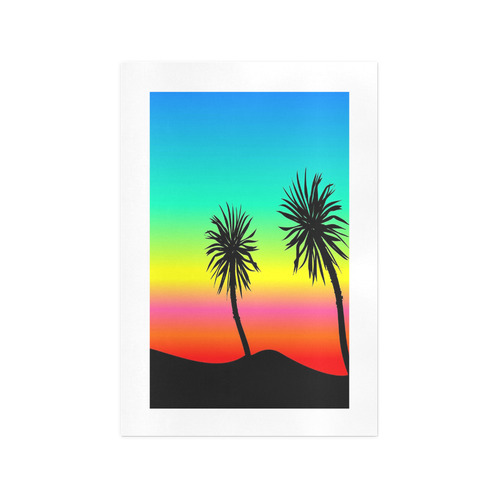 Rainbow Palm Trees Art Print 13‘’x19‘’