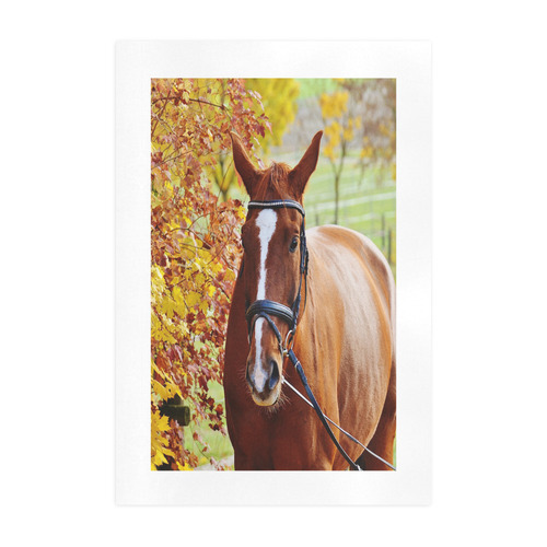Autumn Horse Art Print 19‘’x28‘’