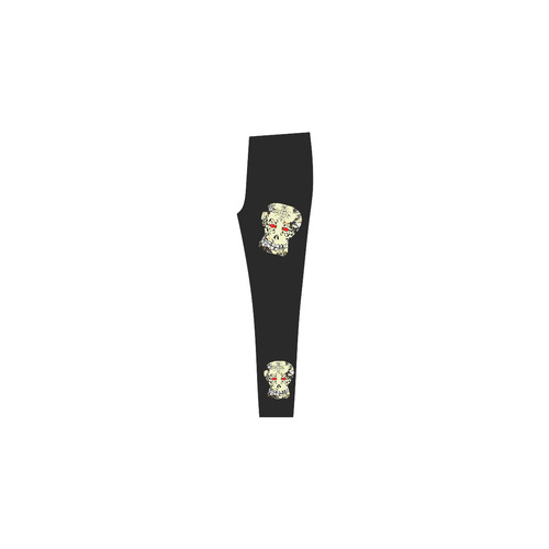 Gothic Sugar Skull by Martina Webster Cassandra Women's Leggings (Model L01)