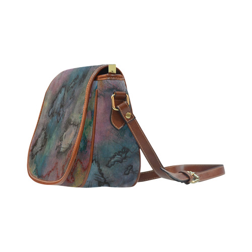 Purplerain Saddle Bag/Small (Model 1649) Full Customization