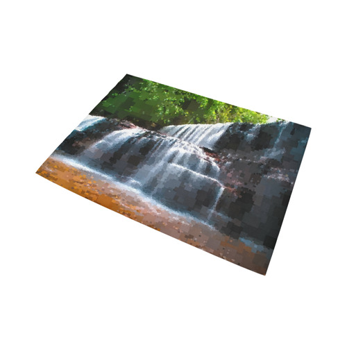 Pixel Waterfall Area Rug7'x5'