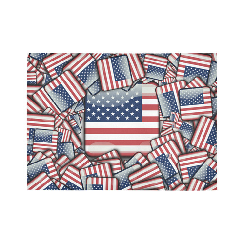 Flag_United_States_by_JAMColors Area Rug7'x5'