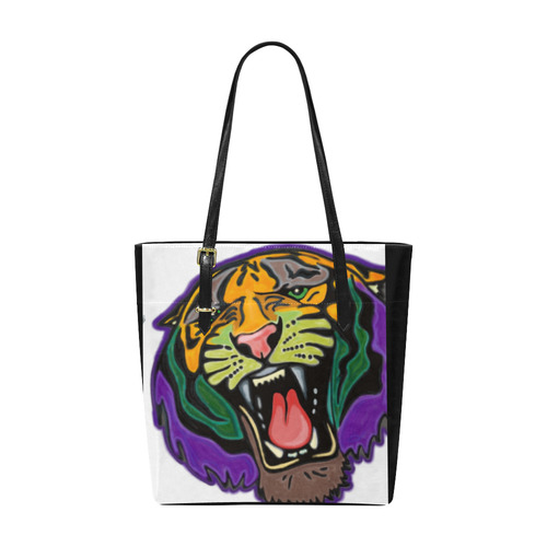 Tiger Euramerican Tote Bag/Small (Model 1655)