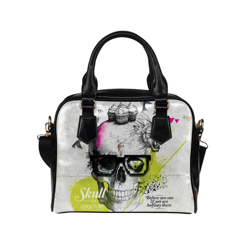 Cake Skull Shoulder Handbag (Model 1634)