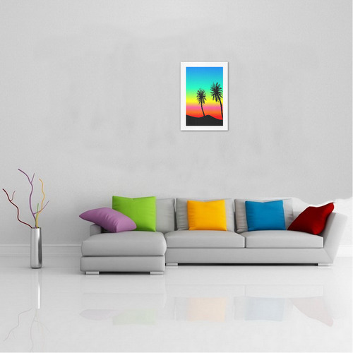 Rainbow Palm Trees Art Print 13‘’x19‘’